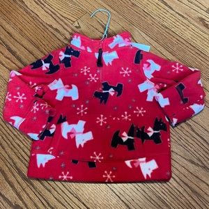 Sonoma fleece jacket with front pocket and half zip